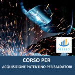 Corso per acquisizione patentino per saldatori